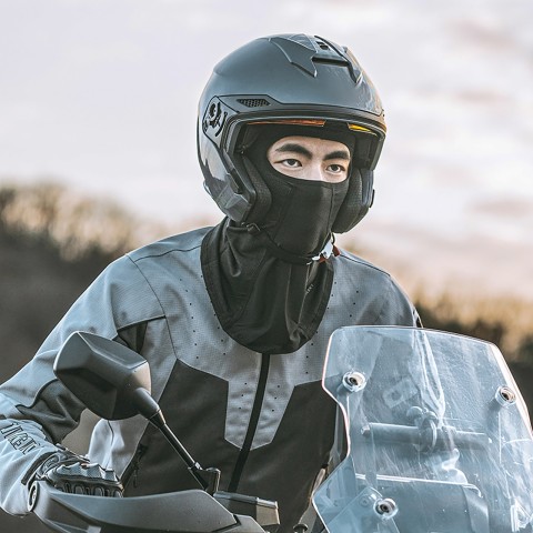 
Šalmas veidui, motociklui, dviračiui, žiemai, izoliuotas - juodas
