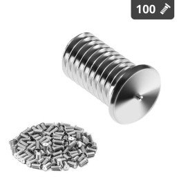 Suvirinimo kaiščiai suvirinimo aparatams nerūdijančio plieno suvirinimo aparatai M5 10mm Stamos Vokietija 100 vnt.
