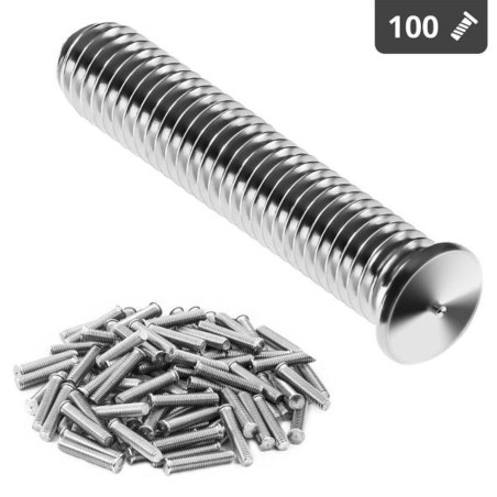 Suvirinimo kaiščiai suvirinimo aparatams nerūdijančio plieno suvirinimo aparatai M5 25mm Stamos Vokietija 100 vnt. Suvirinimo kaiščiai suvirinimo aparatams nerūdijančio plieno suvirinimo aparatai M5 25mm Stamos Vokietija 100 vnt.