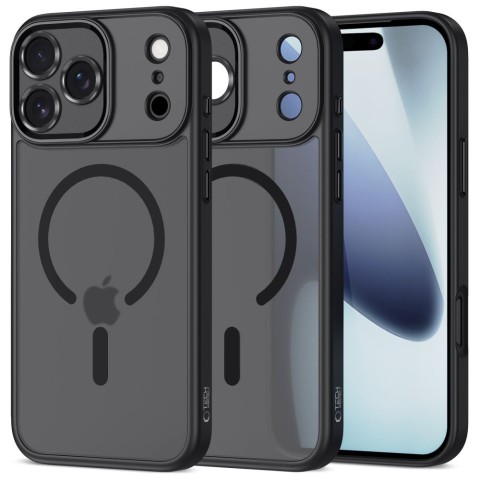 
„iPhone 17 Pro MagCam MagSafe“ apsauginis dėklas – matinės juodos spalvos
