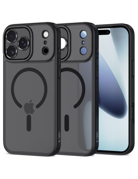 
„iPhone 17 Pro MagCam MagSafe“ apsauginis dėklas – matinės juodos spalvos
