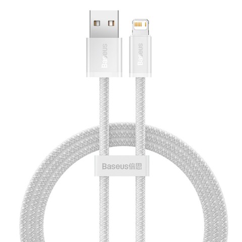 
USB-A laidas – iPhone Lightning Dynamic serijos 2.4A 1m – baltas
