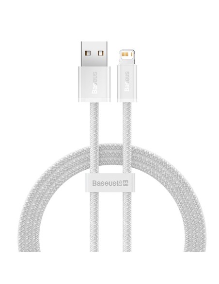 
USB-A laidas – iPhone Lightning Dynamic serijos 2.4A 1m – baltas
