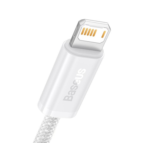
USB-A laidas – iPhone Lightning Dynamic serijos 2.4A 1m – baltas
