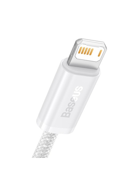 
USB-A laidas – iPhone Lightning Dynamic serijos 2.4A 1m – baltas
