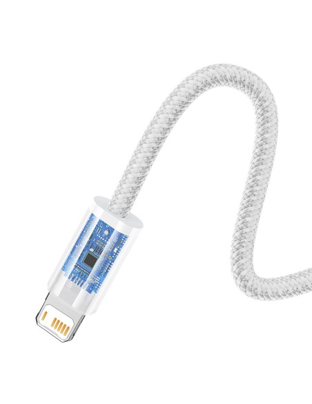 
USB-A laidas – iPhone Lightning Dynamic serijos 2.4A 1m – baltas
