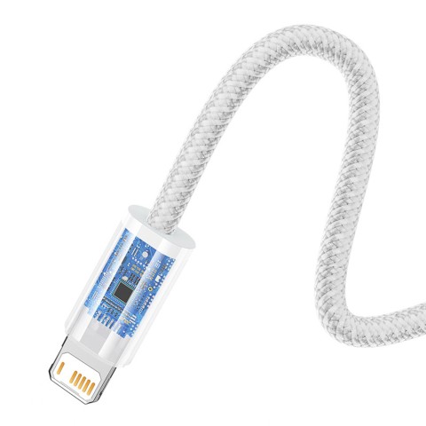 
USB-A laidas – „iPhone Lightning Dynamic“ serijos 2,4A 2 m – baltas
