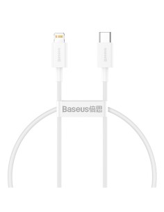 
USB-C laidas – „iPhone Lightning Superior“ serijos 20 W PD 25 cm – baltas
