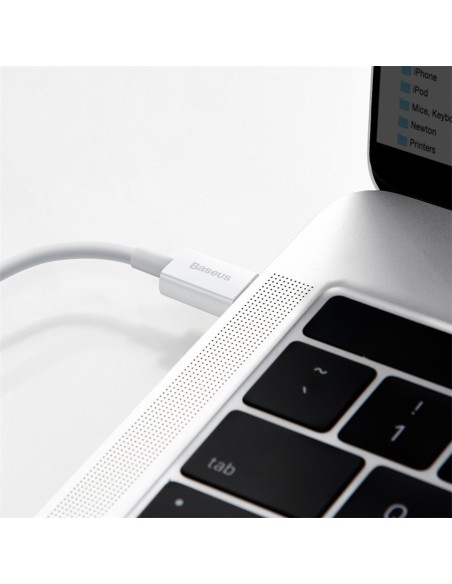 
USB-C laidas – „iPhone Lightning Superior“ serijos 20 W PD 25 cm – baltas
