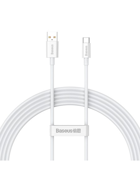 
USB-A - USB-C Superior serijos 100W 1m kabelis - baltas
