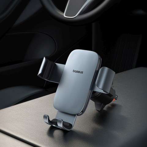 
„Gravity“ automobilio telefono laikiklis oro išleidimo angai – pilkas
