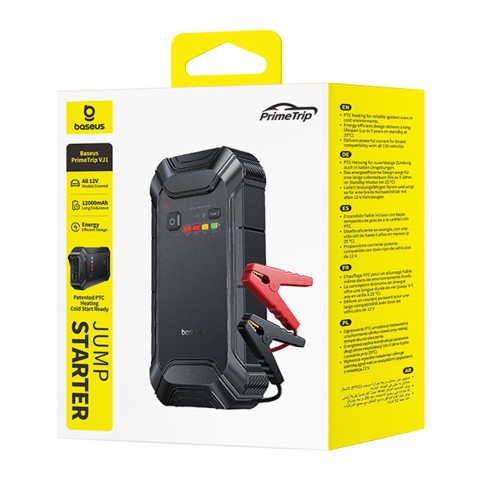 
Užvedimo akumuliatorius transporto priemonėms 12000mAh 12V - juodas
