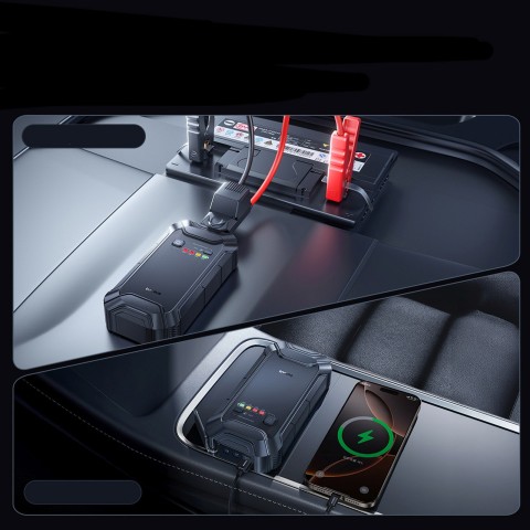 
Užvedimo akumuliatorius transporto priemonėms 12000mAh 12V - juodas
