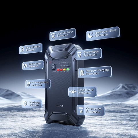 
Užvedimo akumuliatorius transporto priemonėms 12000mAh 12V - juodas

