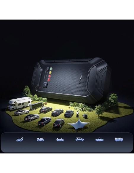 
Užvedimo akumuliatorius transporto priemonėms 12000mAh 12V - juodas
