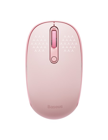 
Belaidė pelė su 3 ryšio režimais, 2,4 GHz „Bluetooth 3.0 5.0 F01B“ – rožinė
