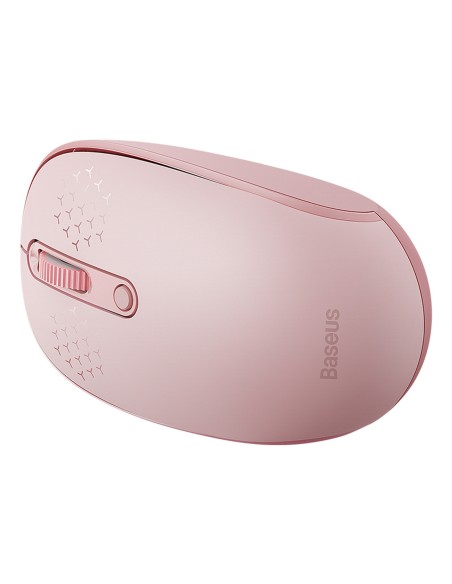 
Belaidė pelė su 3 ryšio režimais, 2,4 GHz „Bluetooth 3.0 5.0 F01B“ – rožinė
