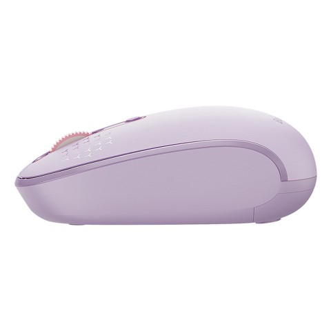 
Belaidė pelė su 3 ryšio režimais, 2,4 GHz „Bluetooth 3.0 5.0 F01B“ – violetinė
