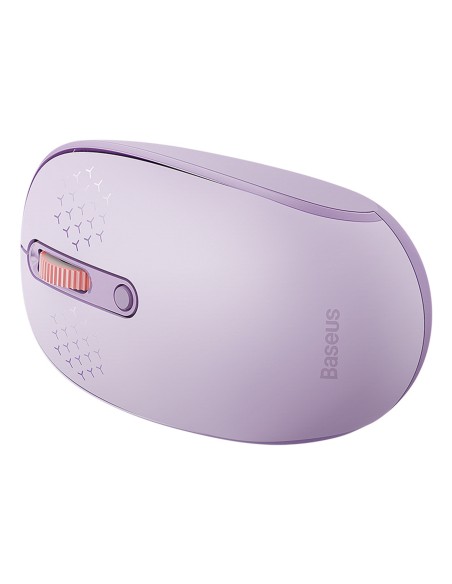 
Belaidė pelė su 3 ryšio režimais, 2,4 GHz „Bluetooth 3.0 5.0 F01B“ – violetinė
