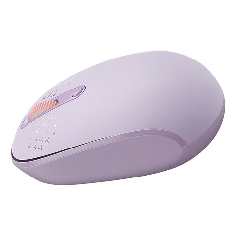 
Belaidė pelė su 3 ryšio režimais, 2,4 GHz „Bluetooth 3.0 5.0 F01B“ – violetinė
