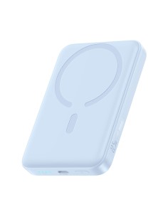 
10000mAh 22.5W „MagSafe“ indukcinė išorinė baterija su USB-C laidu, 20V/ 3A, 0.3m – mėlyna
