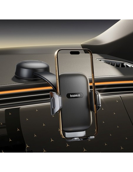 
Automobilinis išmaniojo telefono laikiklis su siurbtuku, skirtas prietaisų skydeliui – juodas

