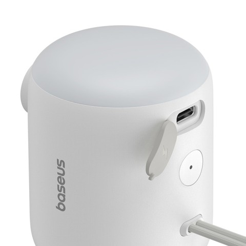 
Nešiojama įkraunama kelioninė pompa su 4 USB-C antgaliais - balta
