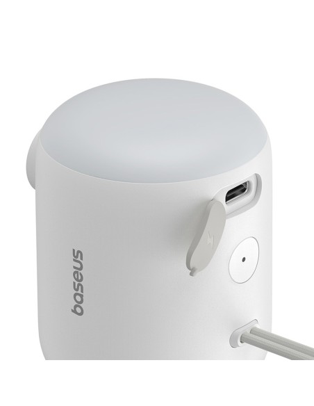 
Nešiojama įkraunama kelioninė pompa su 4 USB-C antgaliais - balta
