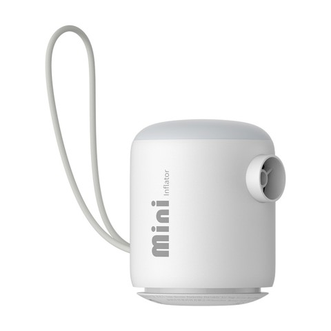 
Nešiojama įkraunama kelioninė pompa su 4 USB-C antgaliais - balta
