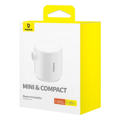 
Nešiojama įkraunama kelioninė pompa su 4 USB-C antgaliais - balta
