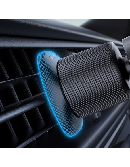 
„Gravity“ automobilio laikiklis išmaniajam telefonui ant ventiliacijos angos – juodas
