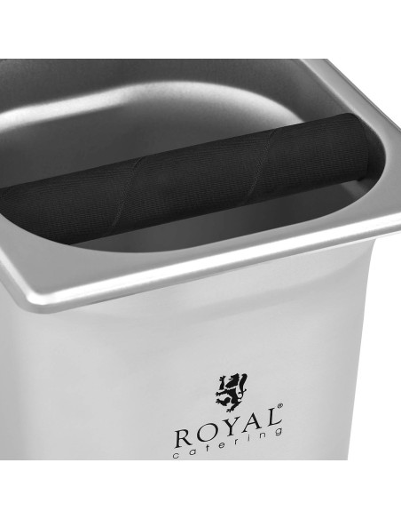 Impactor talpykla kavos tirščiams su nerūdijančio plieno skersiniu GN1/6 2200 ml