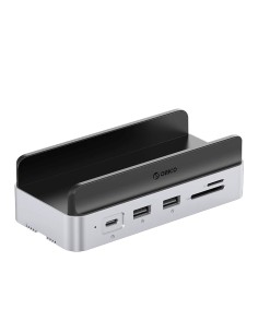 
10 viename „Mac mini“ M.2 USB-C USB-A HDMI RJ45 SD/ TF prijungimo stotelė – sidabrinė
