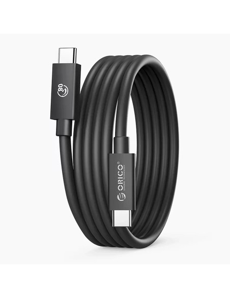 
USB-C laidas USB4 Thunderbolt5 80Gbps 240W 1.5m - juodas
