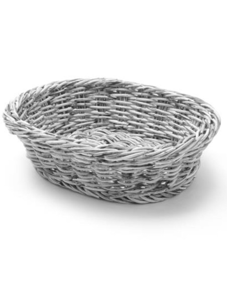 Duonos krepšelis ovalus polipropileno pilkas 250x190x65 mm - Hendi 426616 Duonos krepšelis ovalus polipropileno pilkas 250x190x65 mm - Hendi 426616