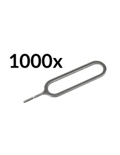 
Raktinė adata SIM kortelės išėmimui iPhone ir iPad – 1000 vnt. rinkinys.
