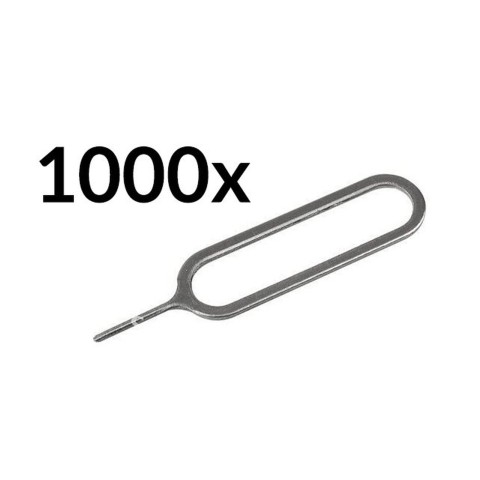 
Raktinė adata SIM kortelės išėmimui iPhone ir iPad – 1000 vnt. rinkinys.

