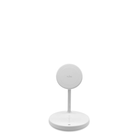 
3 viename belaidis įkroviklis su stovu, skirtas „iPhone AirPods“ ausinėms su USB-A adapteriu – baltas
