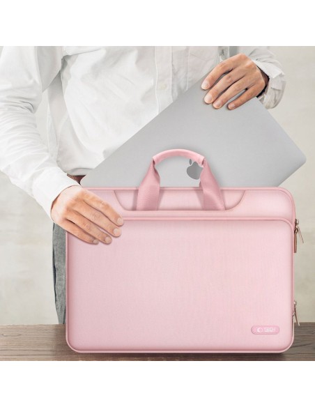 
Kišeninis nešiojamojo kompiuterio krepšys 15–16 colių nešiojamiesiems kompiuteriams – rožinis
