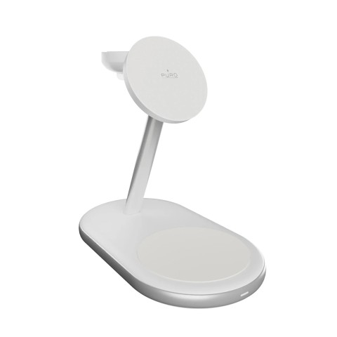 
3 viename belaidis įkroviklis telefonui, išmaniajam laikrodžiui, „Qi2 MagSafe“ ausinėms – baltas
