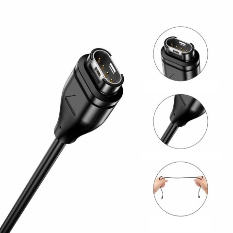 
USB-A laidas „Garmin“ laikrodžiui 1 m – juodas
