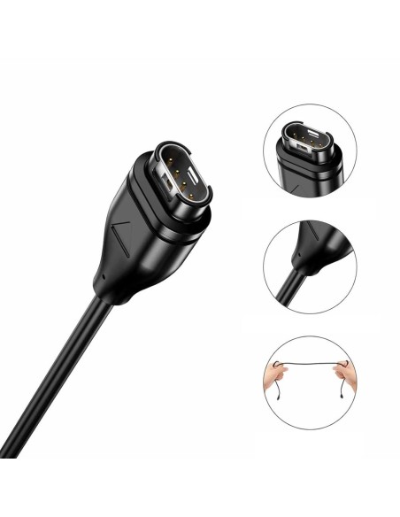 
USB-A laidas „Garmin“ laikrodžiui 1 m – juodas
