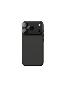 
„iPhone 17 Pro / Pro Max“ safyrinis kameros stiklas su pilku rėmeliu
