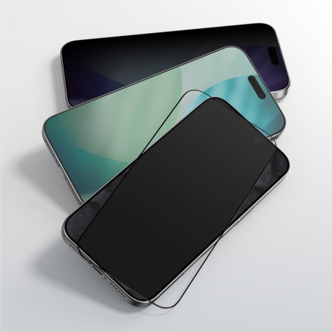 
„Radix Privacy“ grūdintas stiklas, skirtas „iPhone 17“
