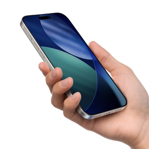 
Pilną padengimą užtikrinantis grūdintas stiklas iPhone 17 Pro Titan Full FusionFilter 7
