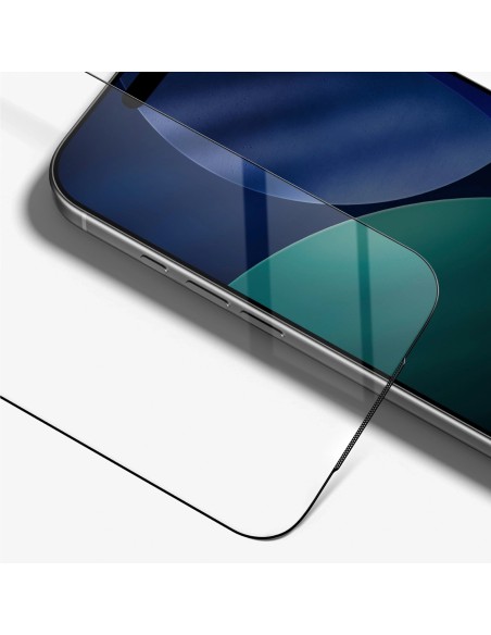 
Pilną padengimą užtikrinantis grūdintas stiklas iPhone 17 Pro Max titano spalvos su „Full FusionFilter 7“
