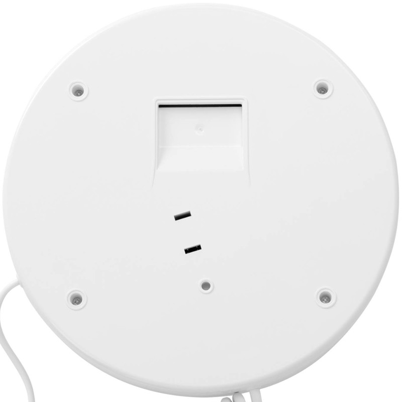 Viešbučio baseino sieninis plaukų džiovintuvas su elektros lizdu 1200 W baltas