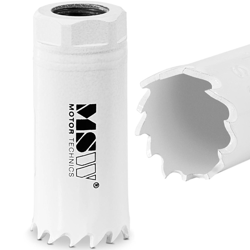 Dviejų metalų skylių pjūklo grąžtas metaliniam medienos plastikui sk. 22 mm