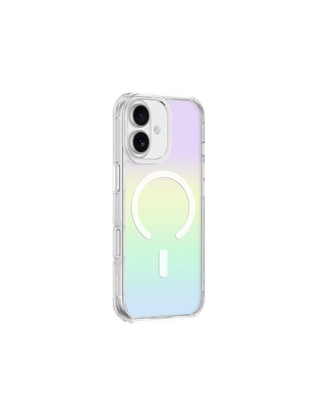 
„iPhone 17 Minimal MagSafe“ dėklas – vaivorykštinis

