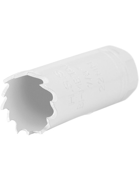 Dviejų metalų skylių pjūklo grąžtas metaliniam medienos plastikui sk. 22 mm Dviejų metalų skylių pjūklo grąžtas metaliniam medienos plastikui sk. 22 mm